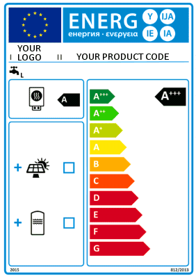 Combined Solar Device and Water Heater Energy Label
